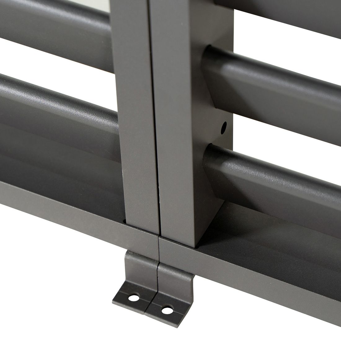 Pergola lamellvegg 93x236,5 cm aluminium antrasitt - Mirador