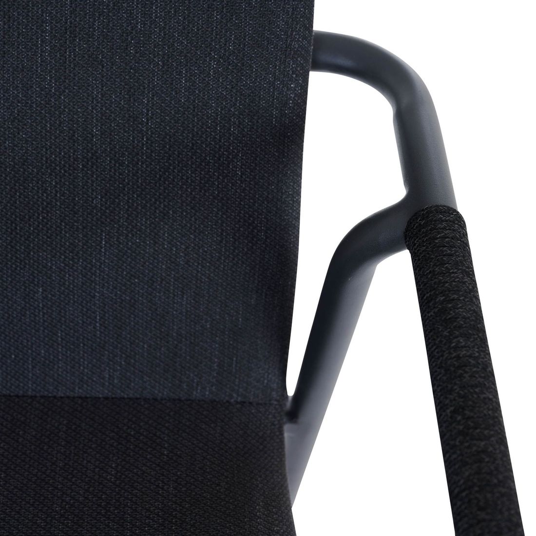 Stabelstol ute Repton aluminium/textilen 57x65 cm - Siena Garden