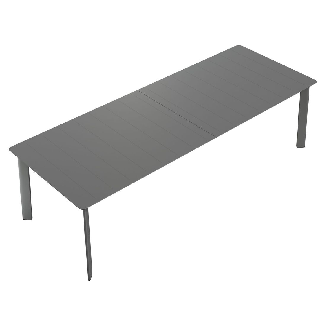 Uttrekkbart hagebord Milano 266/331/396x110cm aluminium - OUTLIV.