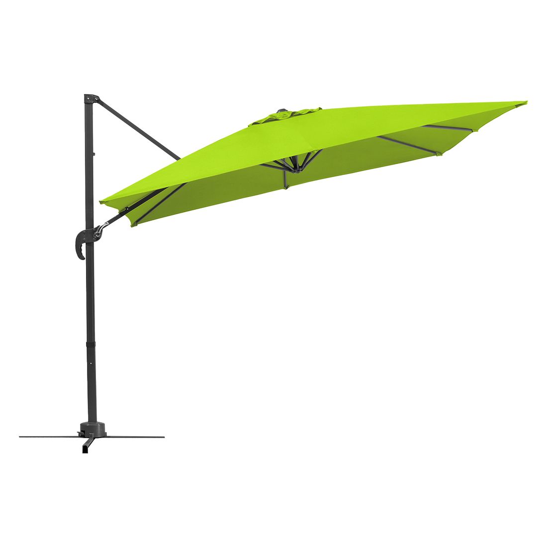 Fritthengende parasoll Rhodos Junior 270x270cm polyester - Schneider