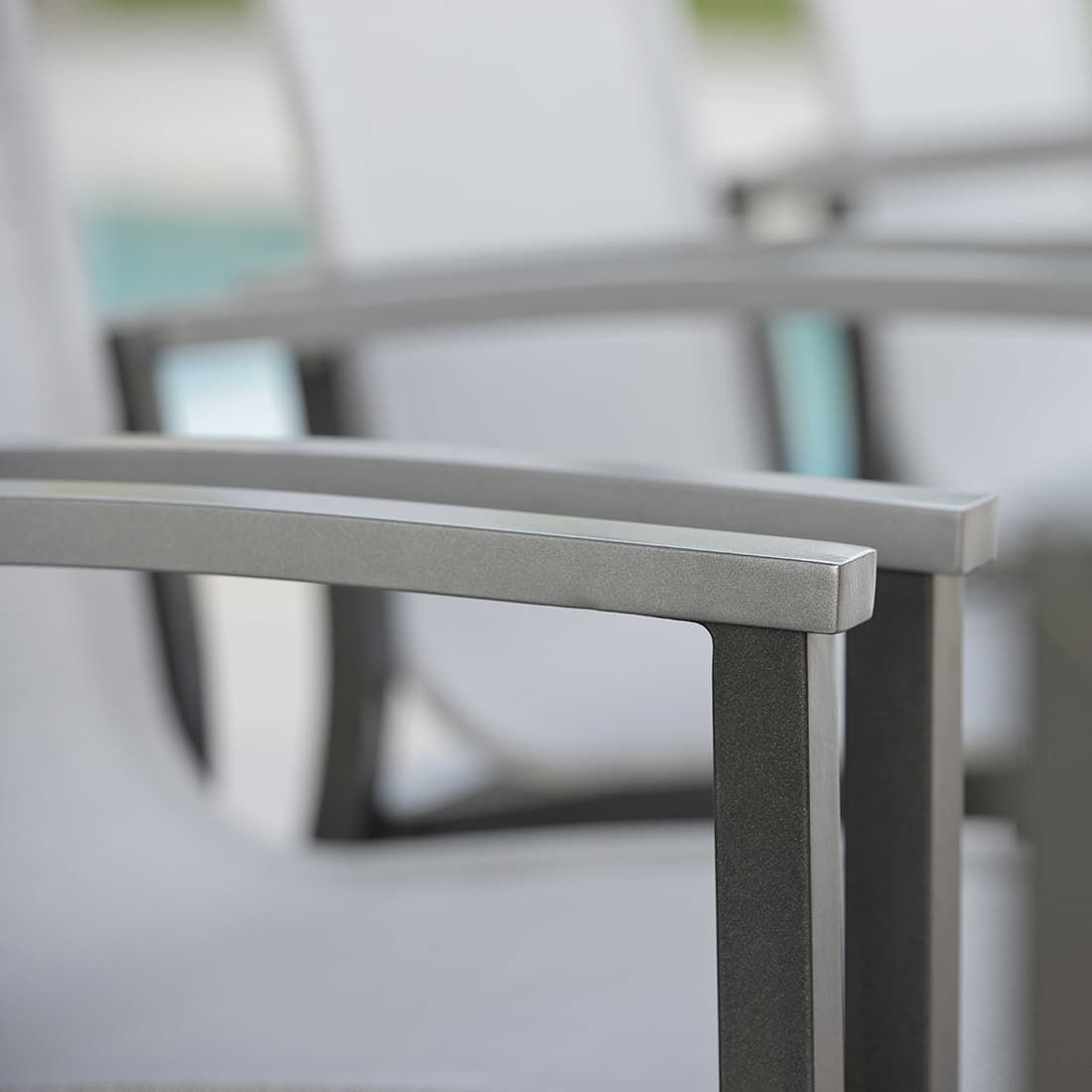 Hagemøbelsett Evoee aluminium/Silverstar 200x100cm 6 plasser - Stern