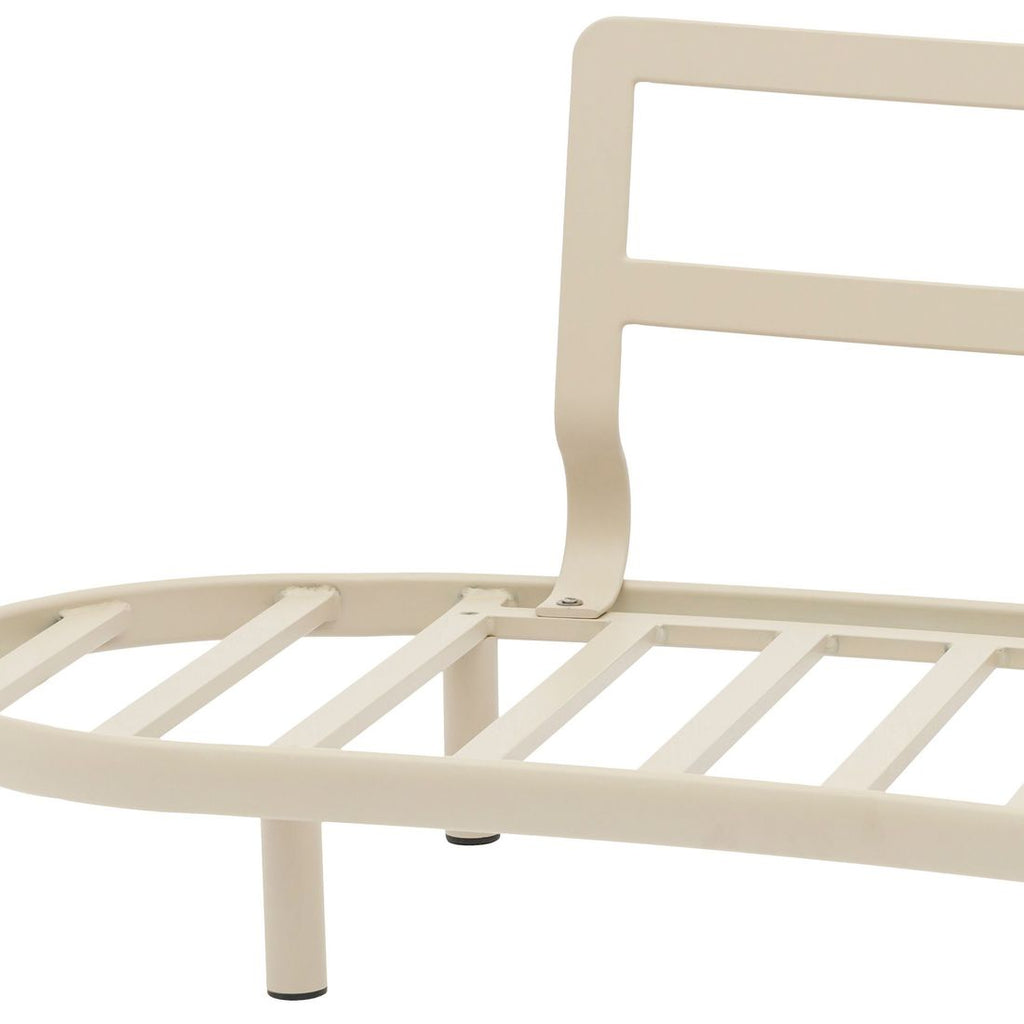 Loungesett Wave aluminium/teak med loungebord - Zebra
