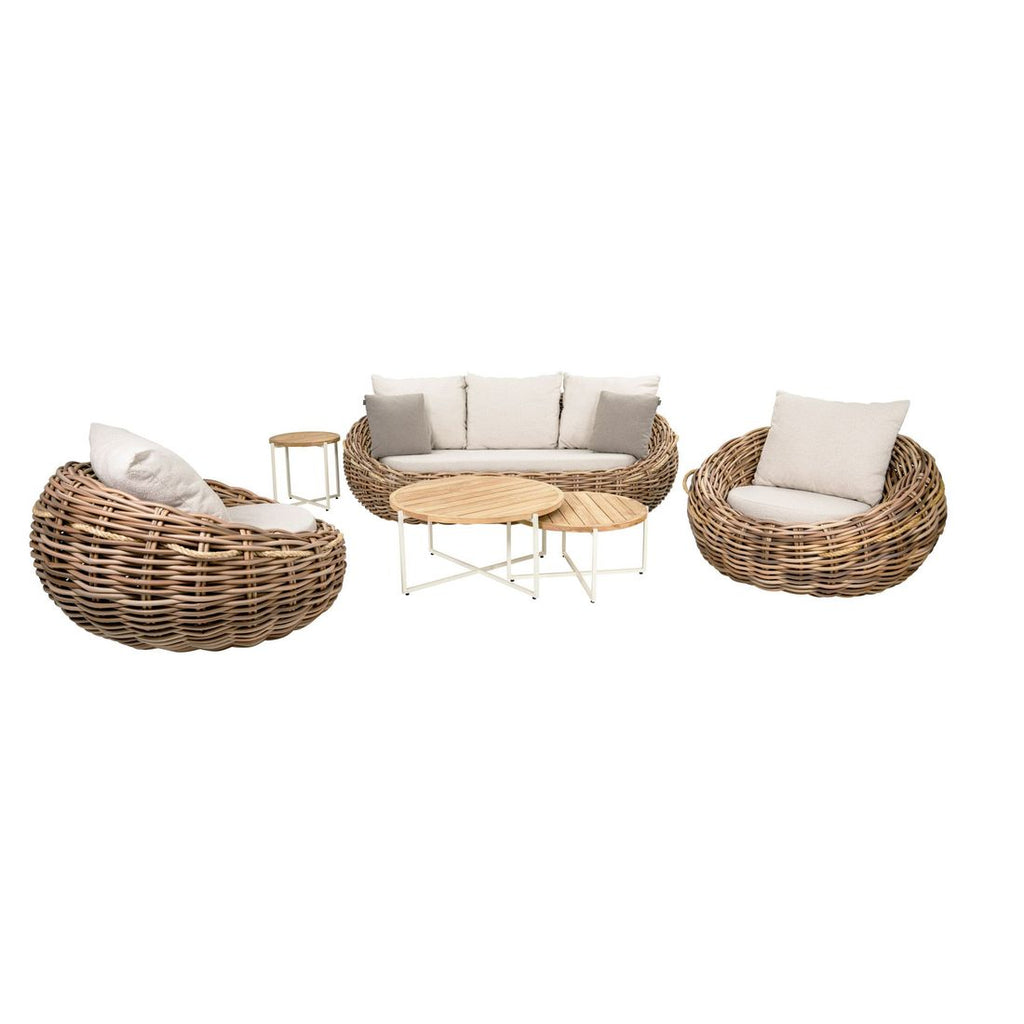Loungesofa Cocoon polyrotting/Bee Wett 236 cm - Apple Bee