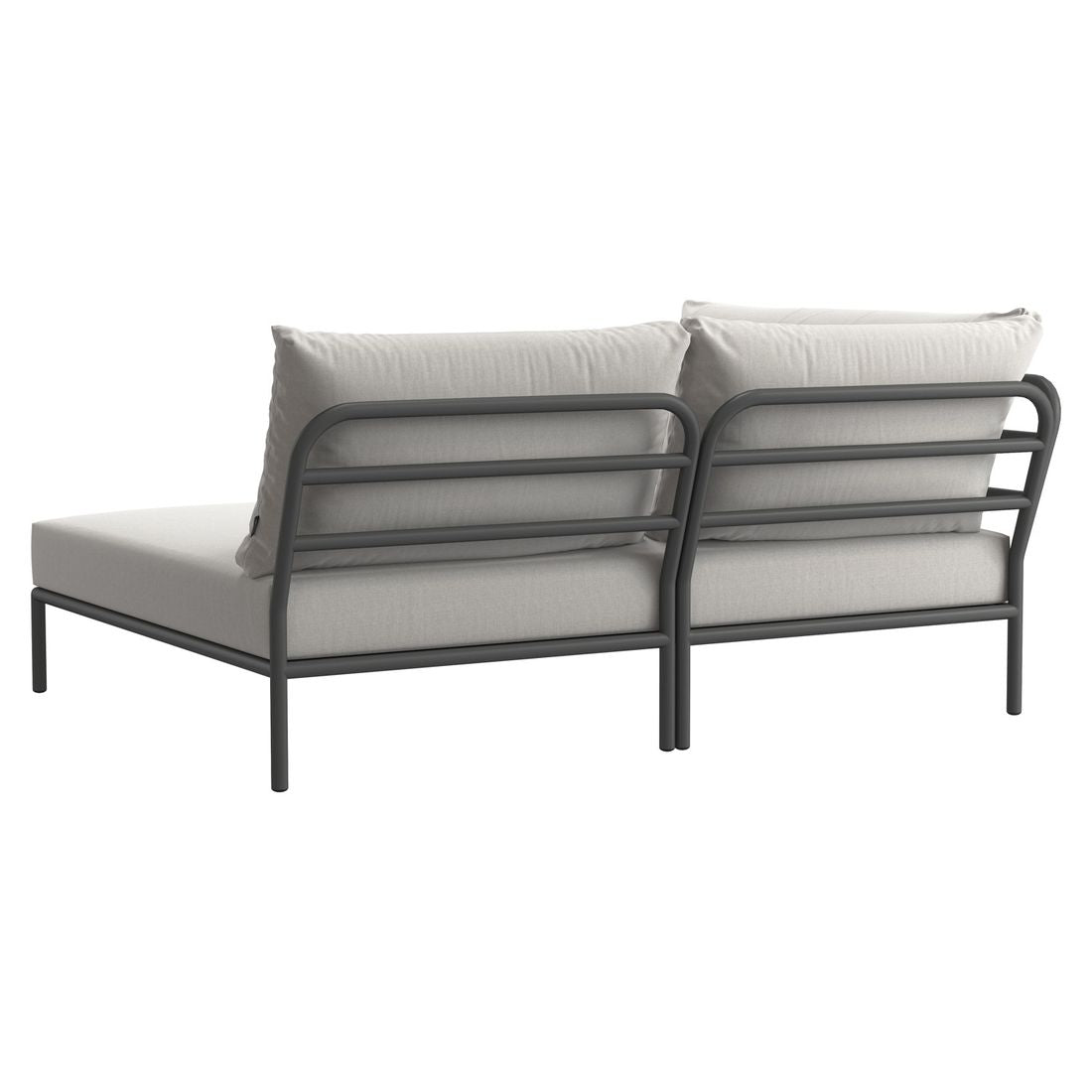 Endemodul lounge Level 2 Cozy aluminium/Sunbrella 174x139 cm - Houe