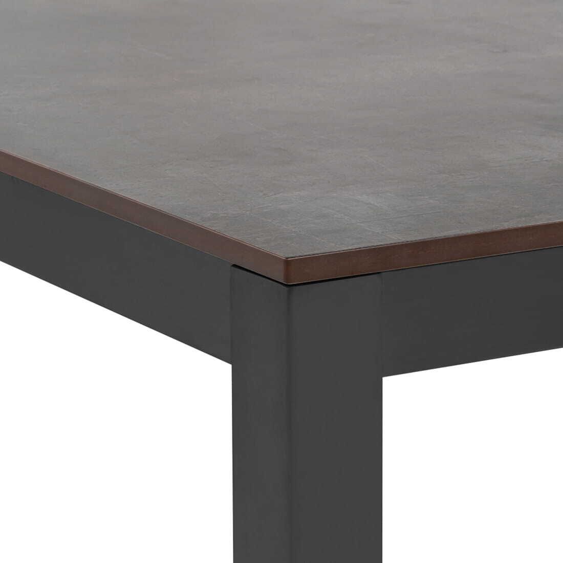 Spisesett ute Atlanta 4 plasser aluminium/textilen 160x90 cm - OUTLIV.