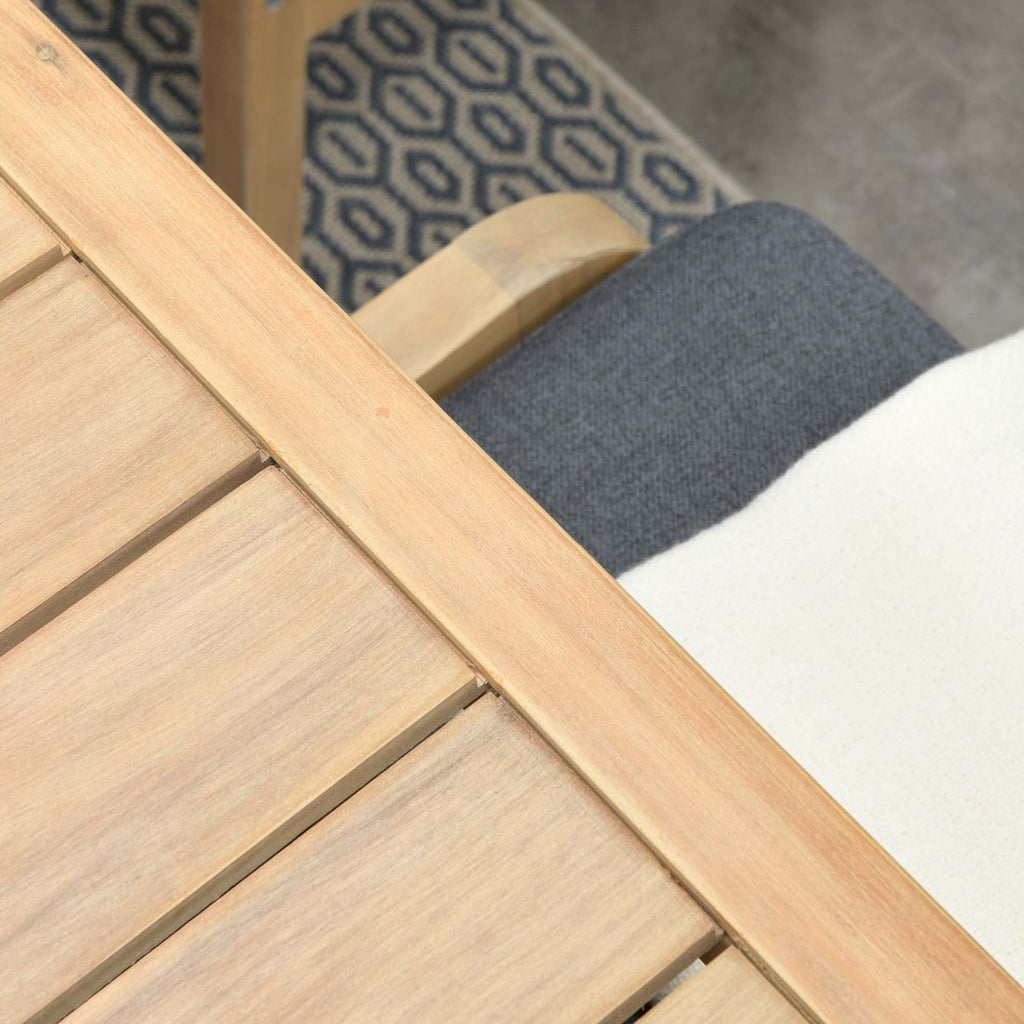Spise-loungesett Santos akasie/tau 150x90 cm - Garden Impressions