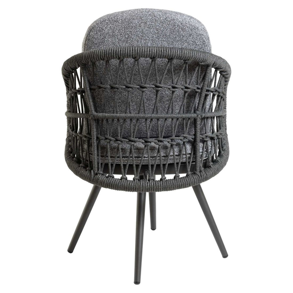 Hagestol 7012 dreibar aluminium/tau med puter - Interliving