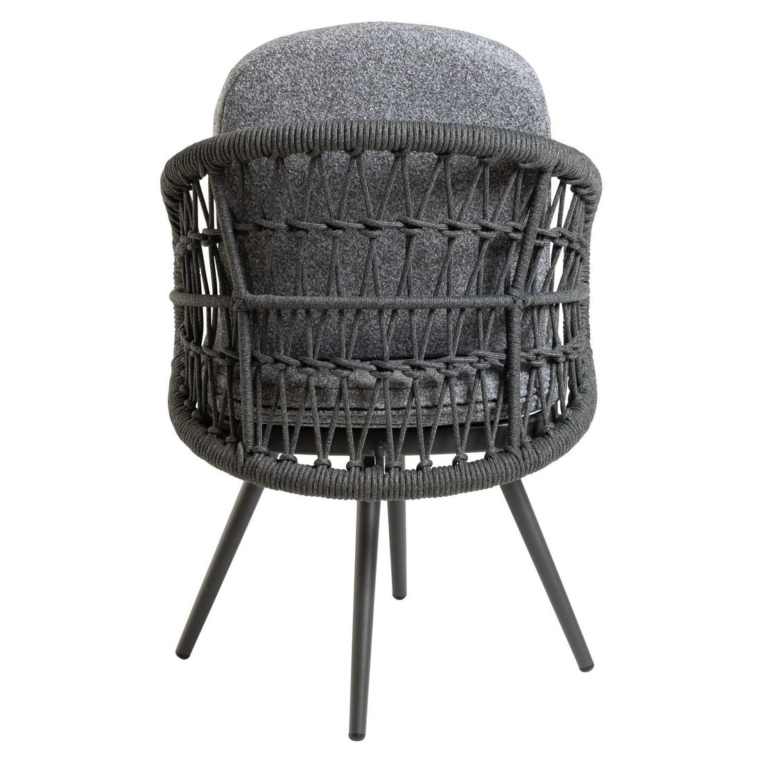 Hagestol 7012 dreibar aluminium/tau med puter - Interliving