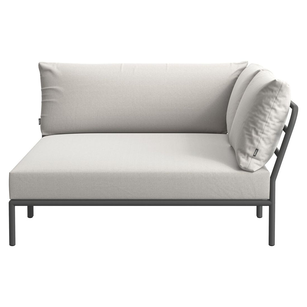 Endemodul lounge Level 2 Cozy aluminium/Sunbrella 174x139 cm - Houe