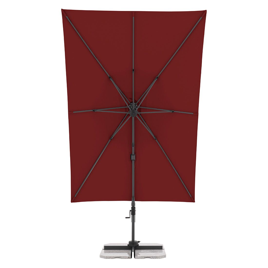Fritthengende parasoll Active Green Edition 310x210 cm - Doppler