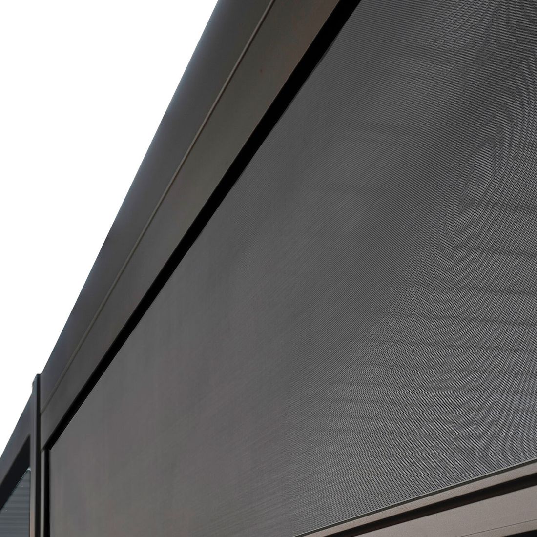 Pergola siderullegardin 370x236 cm aluminium/textilen - Mirador