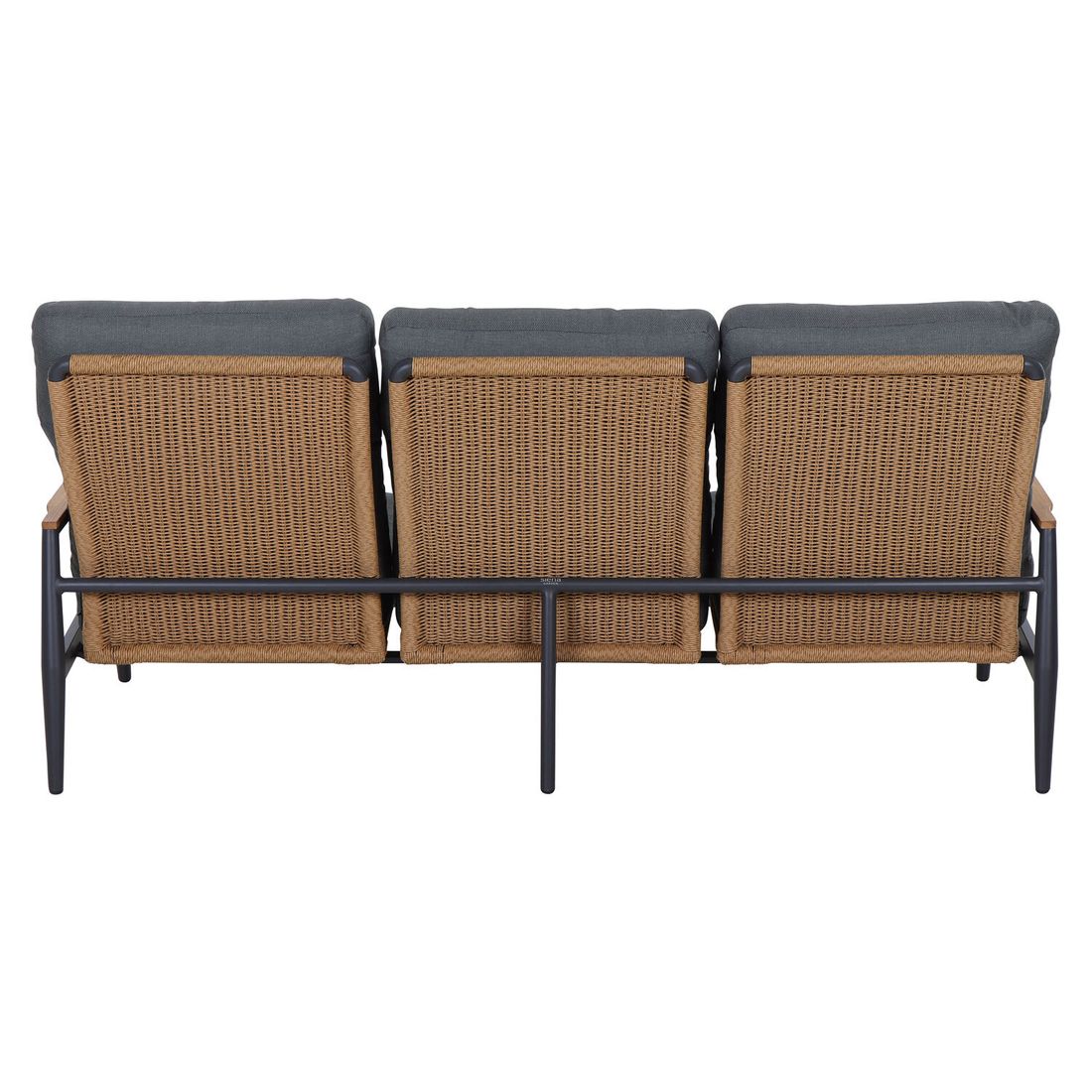 Loungesett Roma justerbart med loungebord aluminium/flettverk - Siena Garden