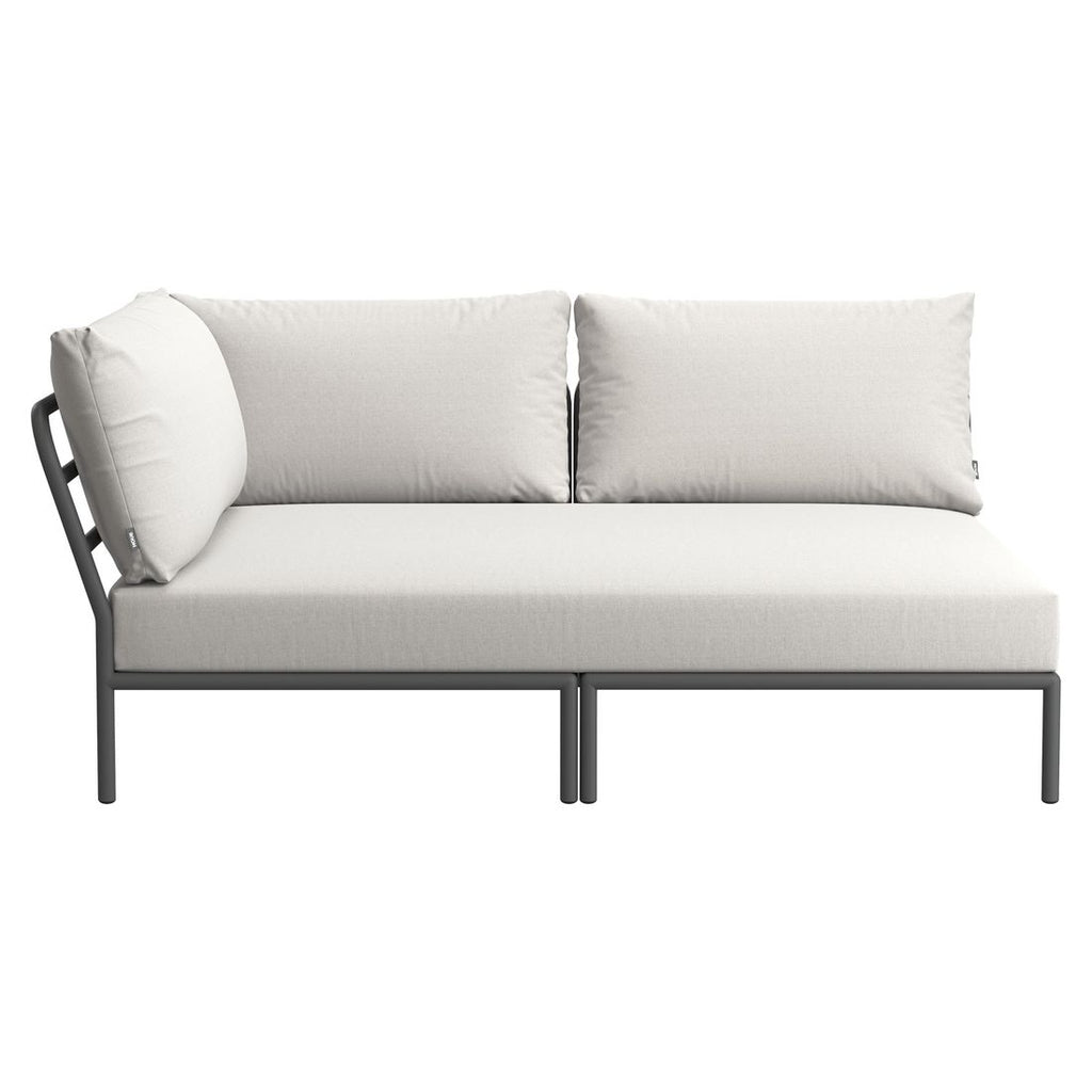 Endemodul lounge Level 2 Cozy aluminium/Sunbrella 174x139 cm - Houe