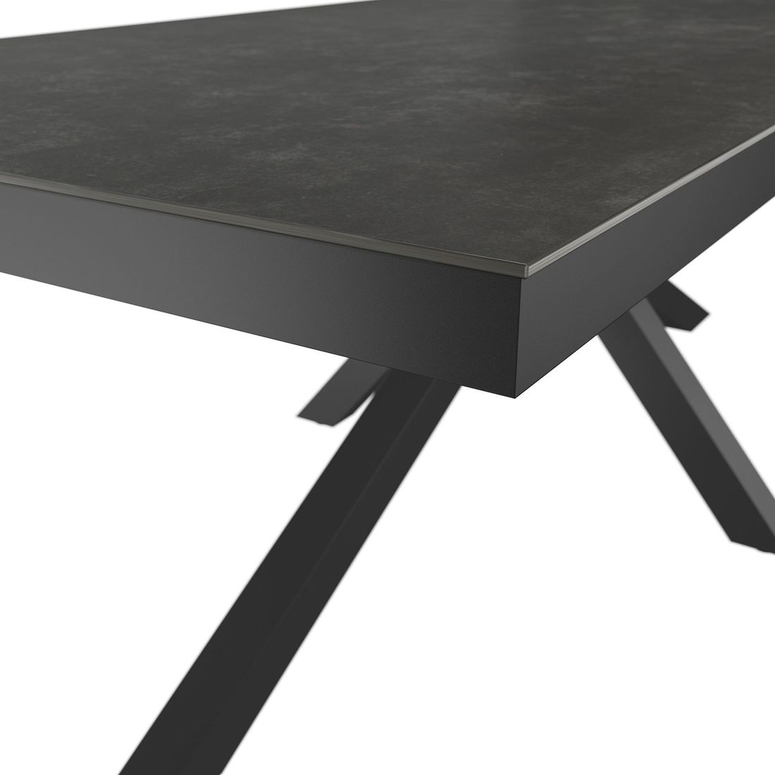Hagemøbelsett Ohio 6 plasser aluminium/keramikk 220x100 cm - OUTLIV.