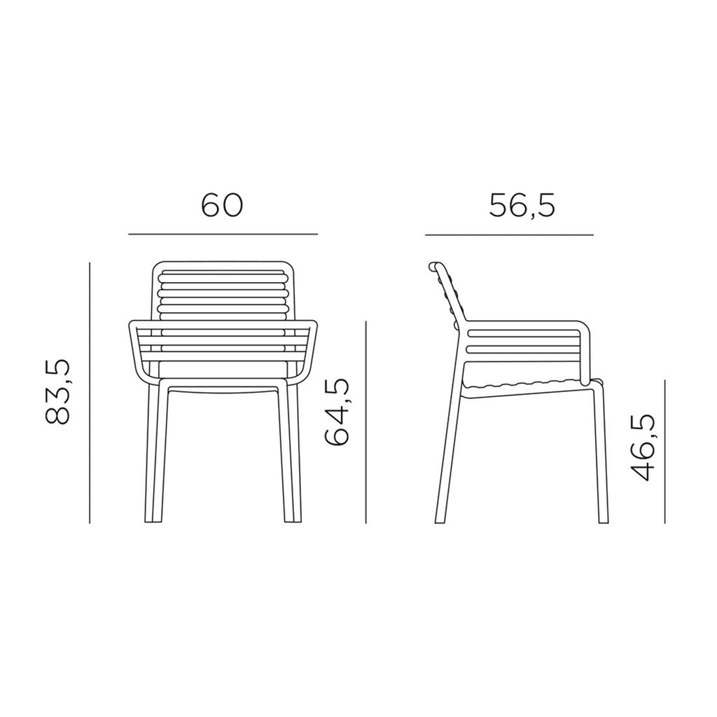 Spisesett ute Doga 8 plasser aluminium 210/280x100 cm - Nardi