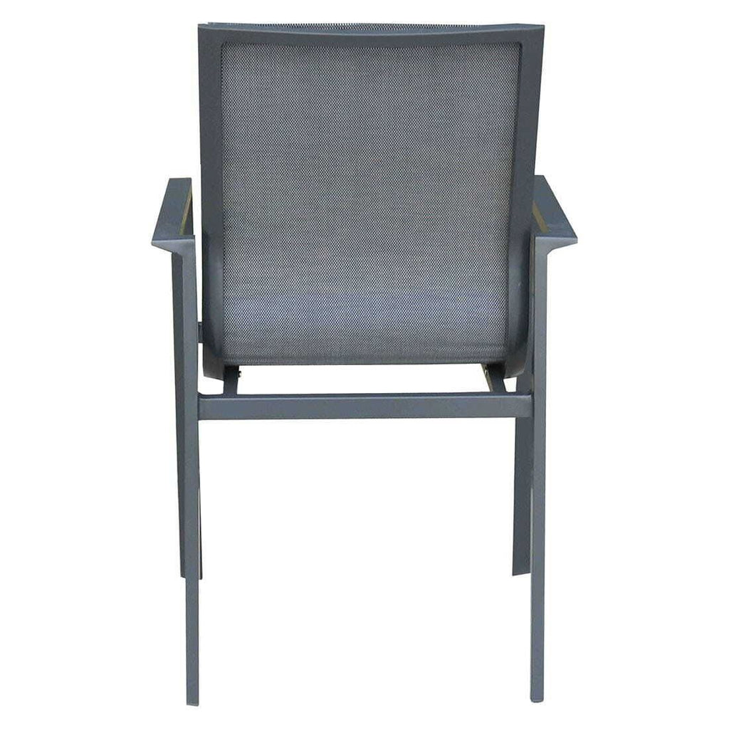 Spisesett ute Atlanta 4 plasser aluminium/textilen 160x90 cm - OUTLIV.
