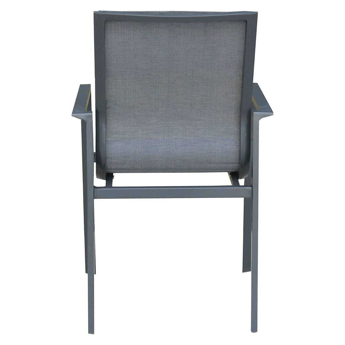 Spisesett ute Atlanta 4 plasser aluminium/textilen 160x90 cm - OUTLIV.