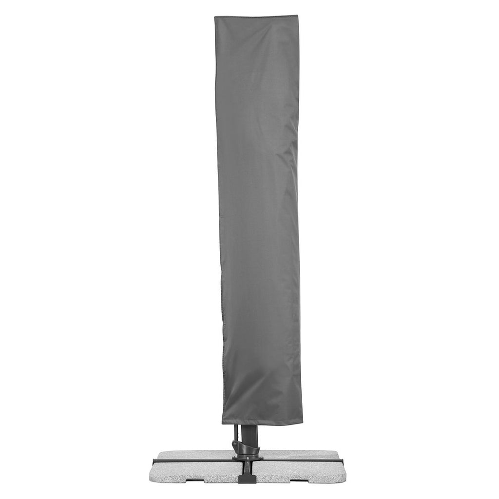 Fritthengende parasoll Rhodos Smart 300x300cm natur - Schneider
