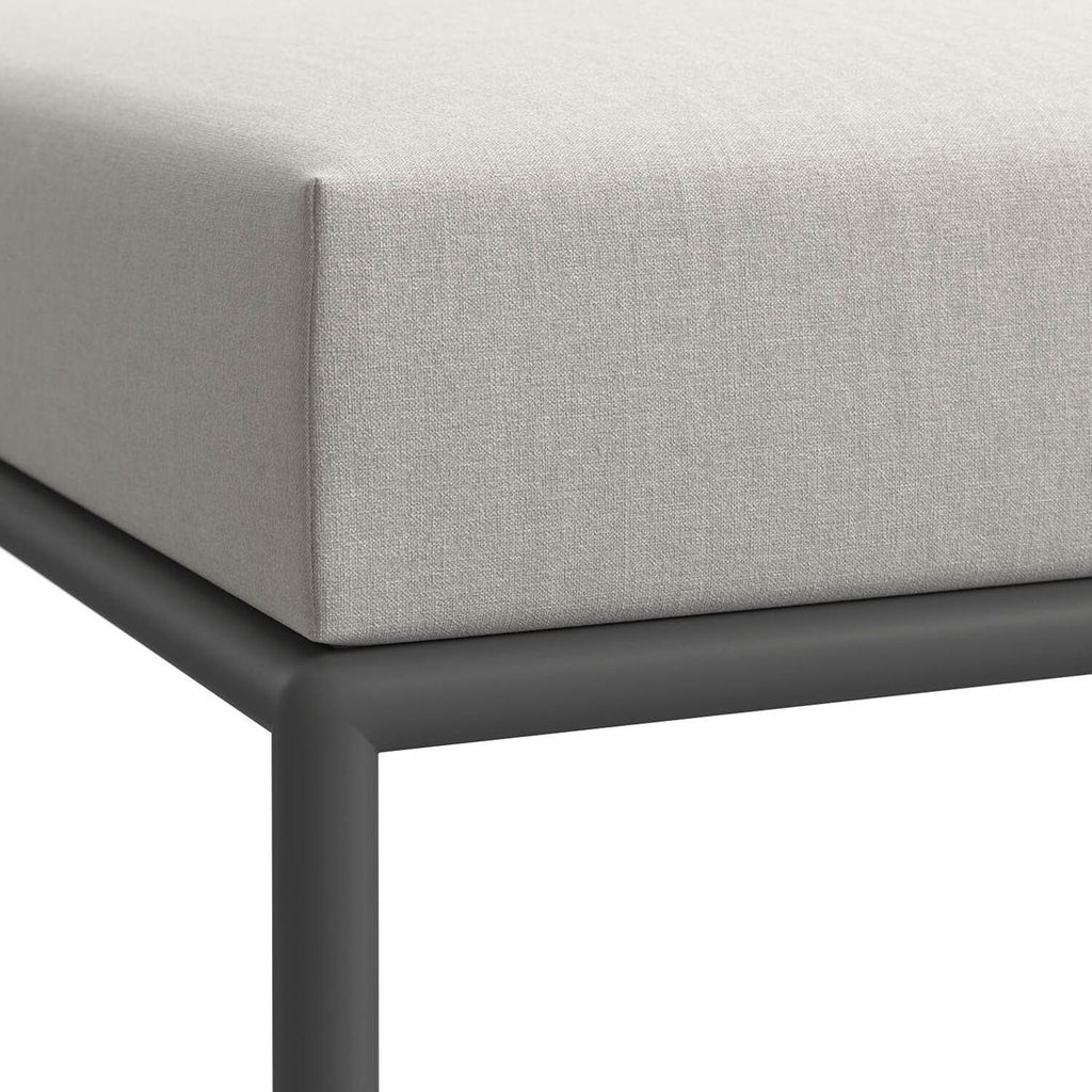 Endemodul lounge Level 2 Cozy aluminium/Sunbrella 174x139 cm - Houe