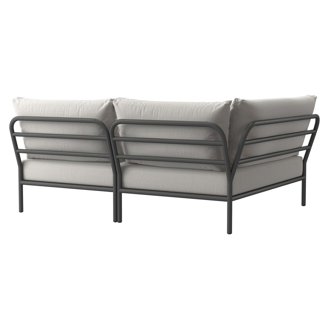 Endemodul lounge Level 2 Cozy aluminium/Sunbrella 174x139 cm - Houe