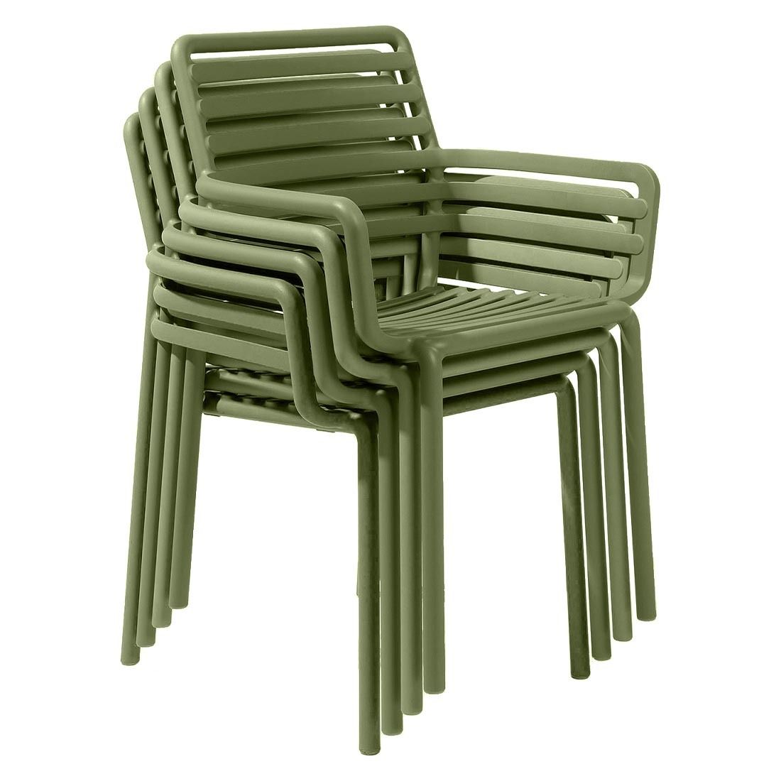 Hagemøbelsett Doga 8 plasser, plast 210/280x100 cm - Nardi