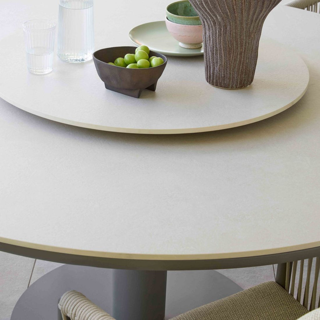 Hagemøbelsett Bora Bora low dining 6 plasser Ø160cm - Apple Bee