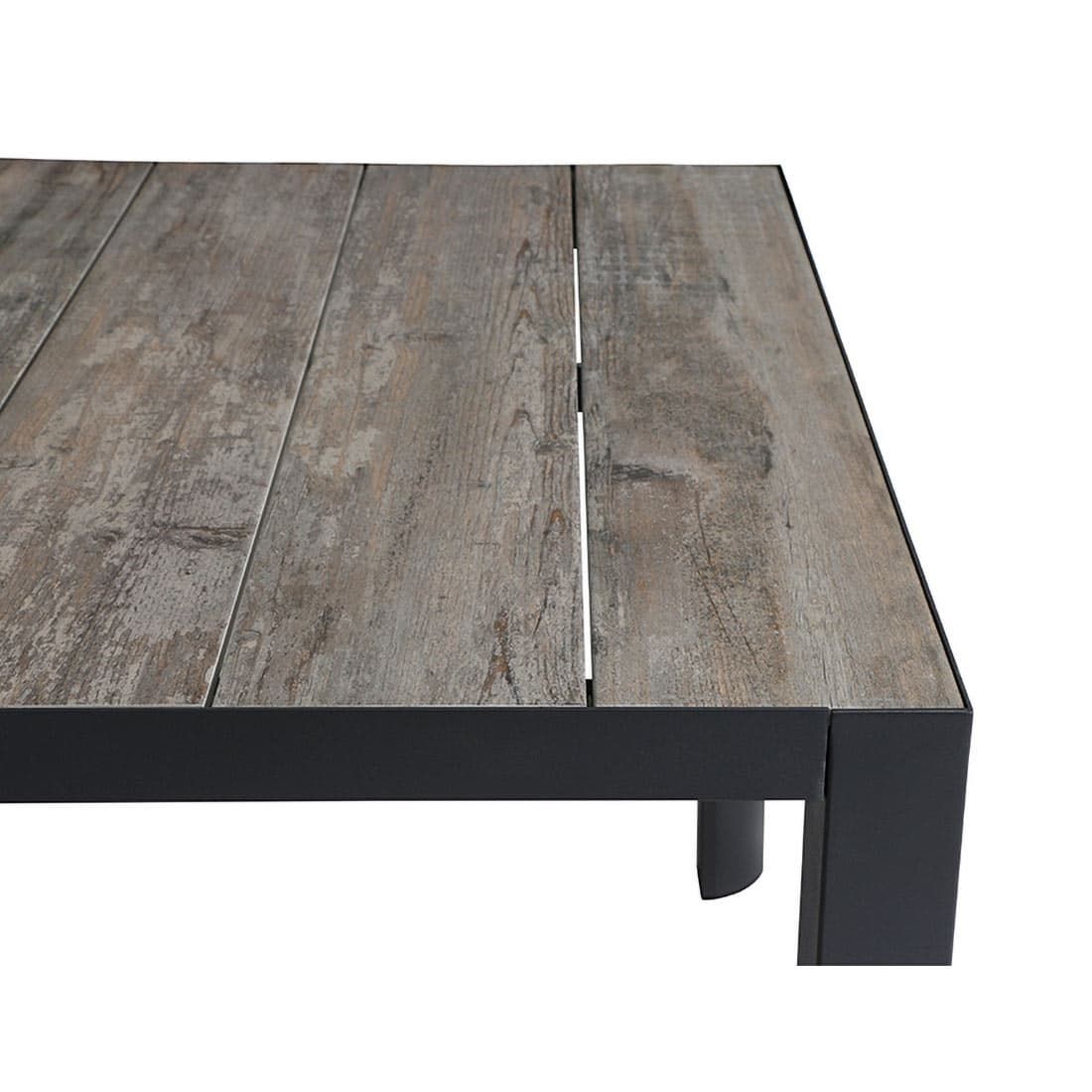 Hagemøbelsett Velia 6 plasser, aluminium/keramikk 220x100 cm - Siena Garden
