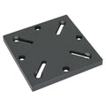 Adapter for parasollfot 16x16 cm stål antrasitt front