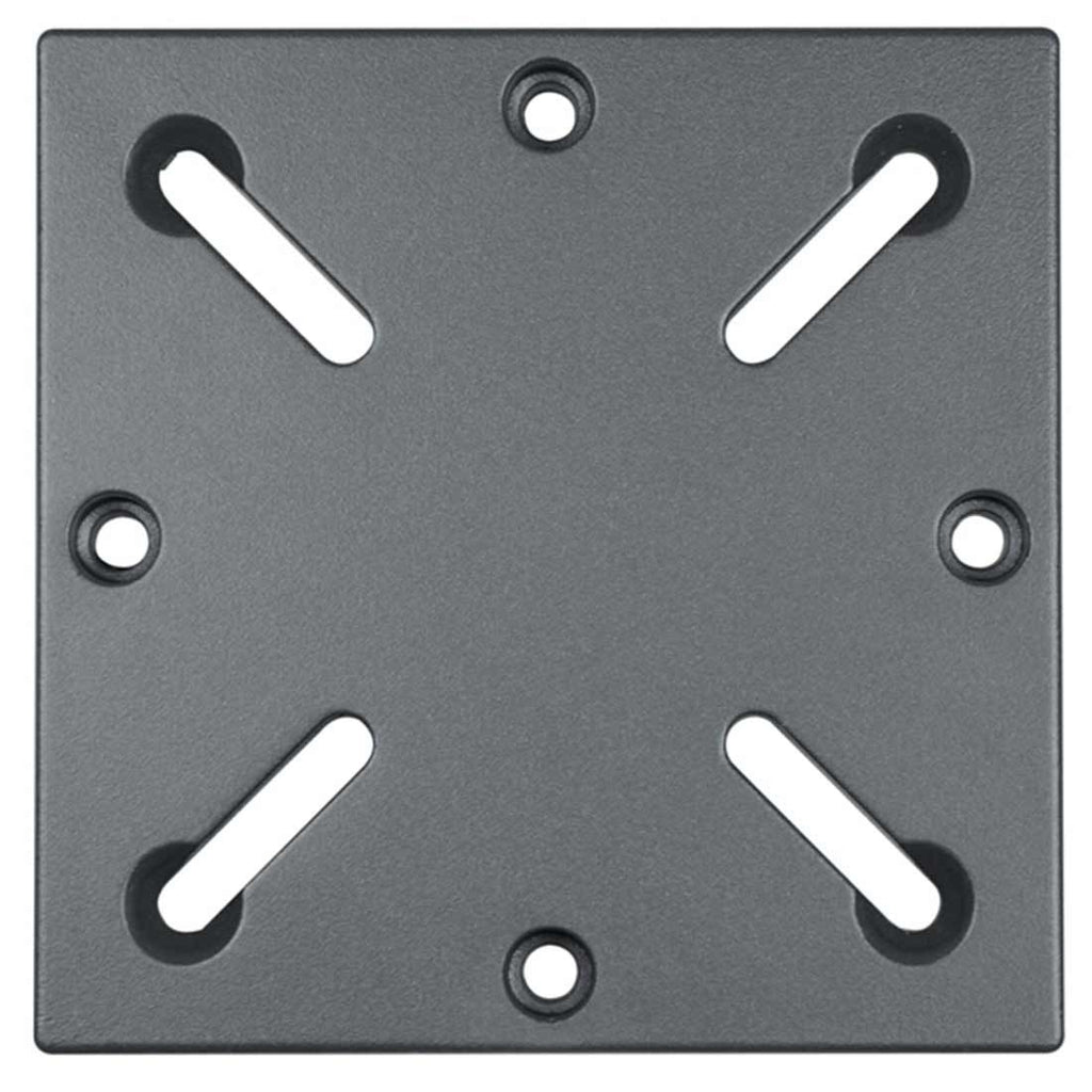 Adapter for parasollfot 16x16 cm stål antrasitt bakside