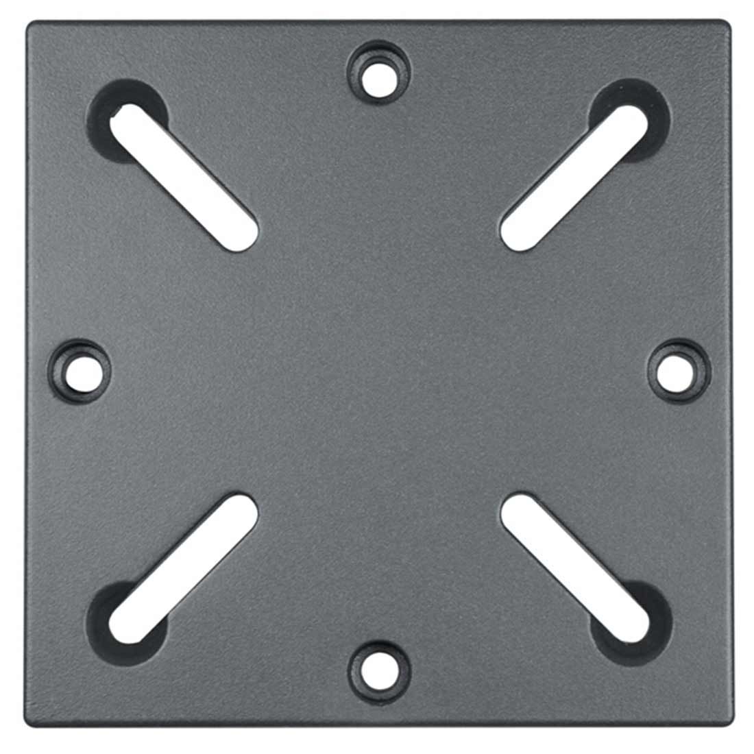 Adapter for parasollfot 16x16 cm stål antrasitt bakside