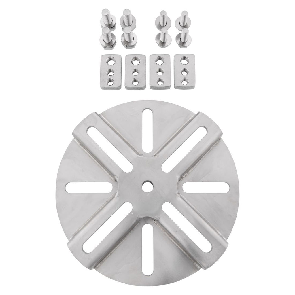Adapterplate Vario for Doppler/OUTLIV. granittfot 140 kg underside