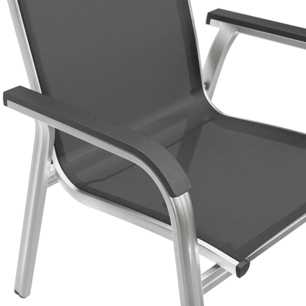 Hagemøbelsett Basic Plus 6 plasser, aluminium - Kettler