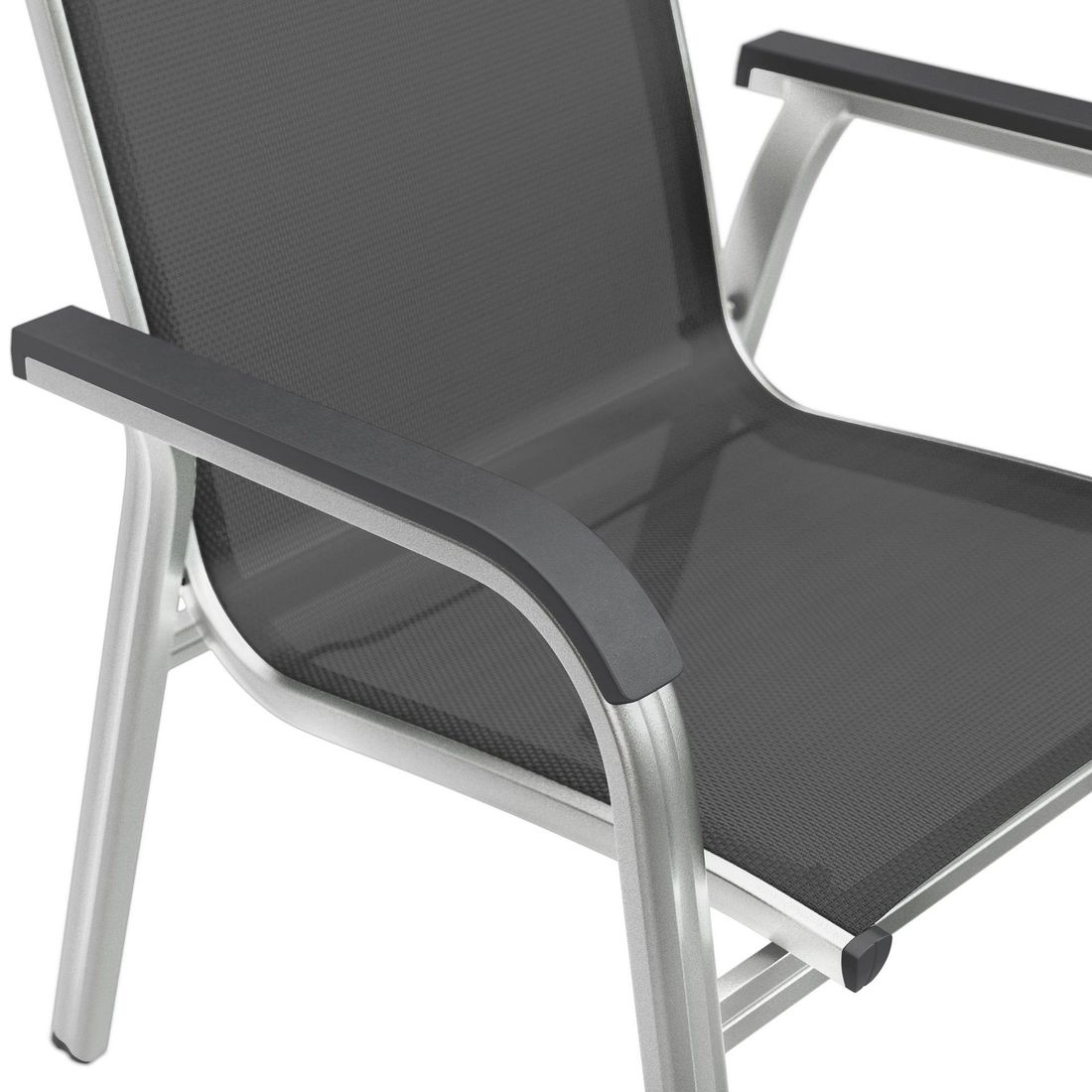 Hagemøbelsett Basic Plus 6 plasser, aluminium - Kettler