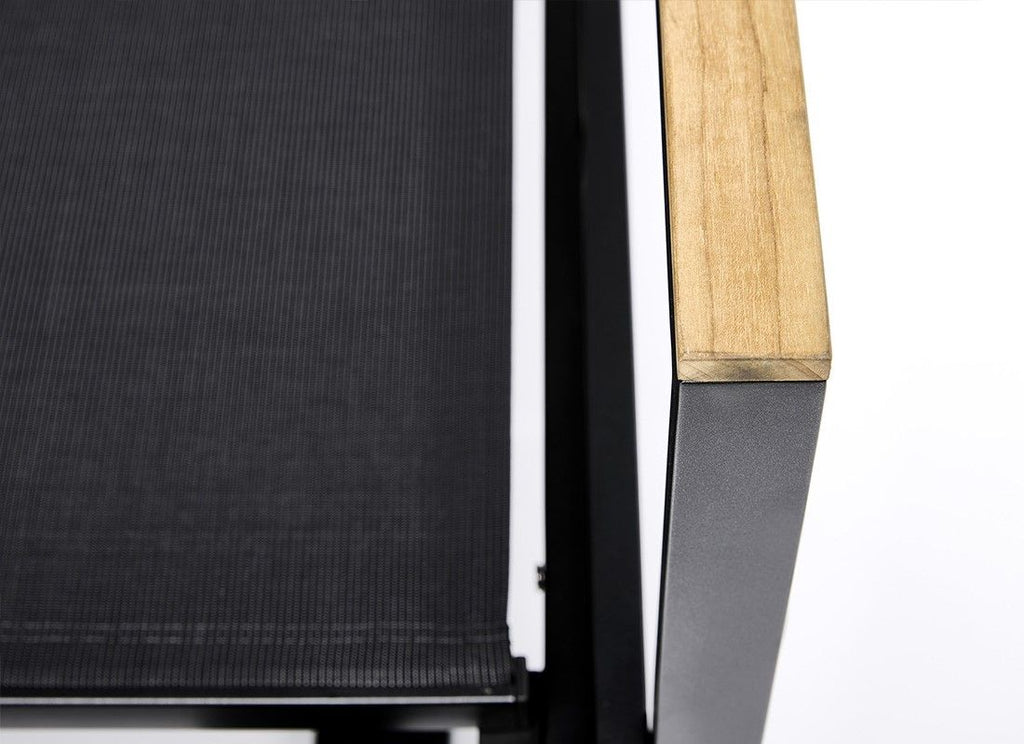 Detalj av Armlene høyre Rasmus Modular aluminium/teak - Kettler materialer