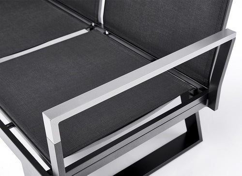 Armlene høyre Rasmus Modular aluminium antrasitt bakside