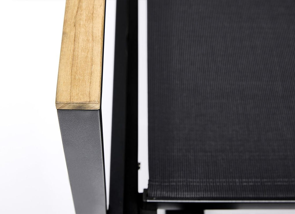 Detalj av armlene venstre Rasmus Modular aluminium/teak - Kettler
