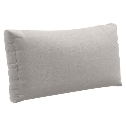 Armlenepute Ava polyester 56x30 cm lysgrå for hagemøbler forfra