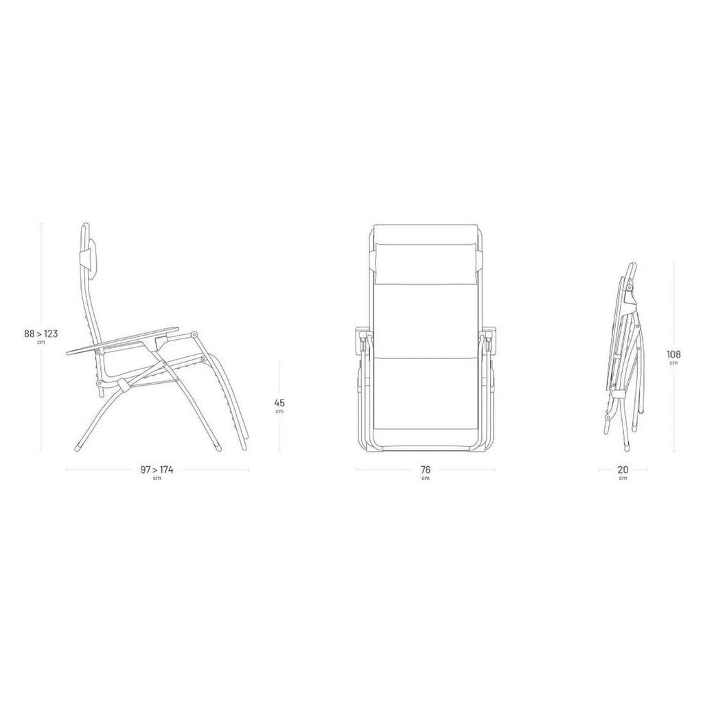 Armlener på Relax-stol Futura XL stål/BeComfort titane/moka