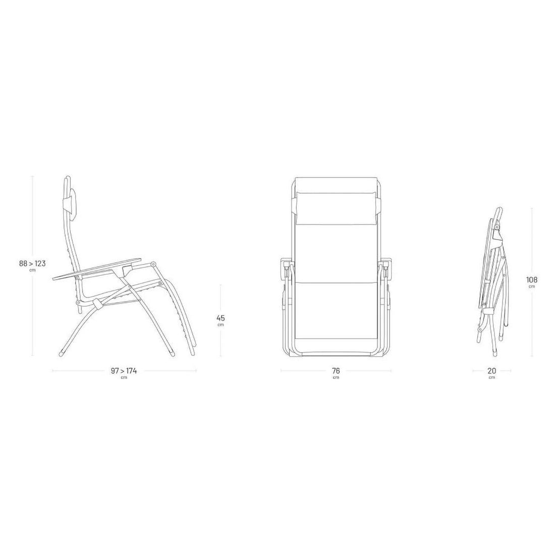 Armlener på Relax-stol Futura XL stål/BeComfort titane/moka