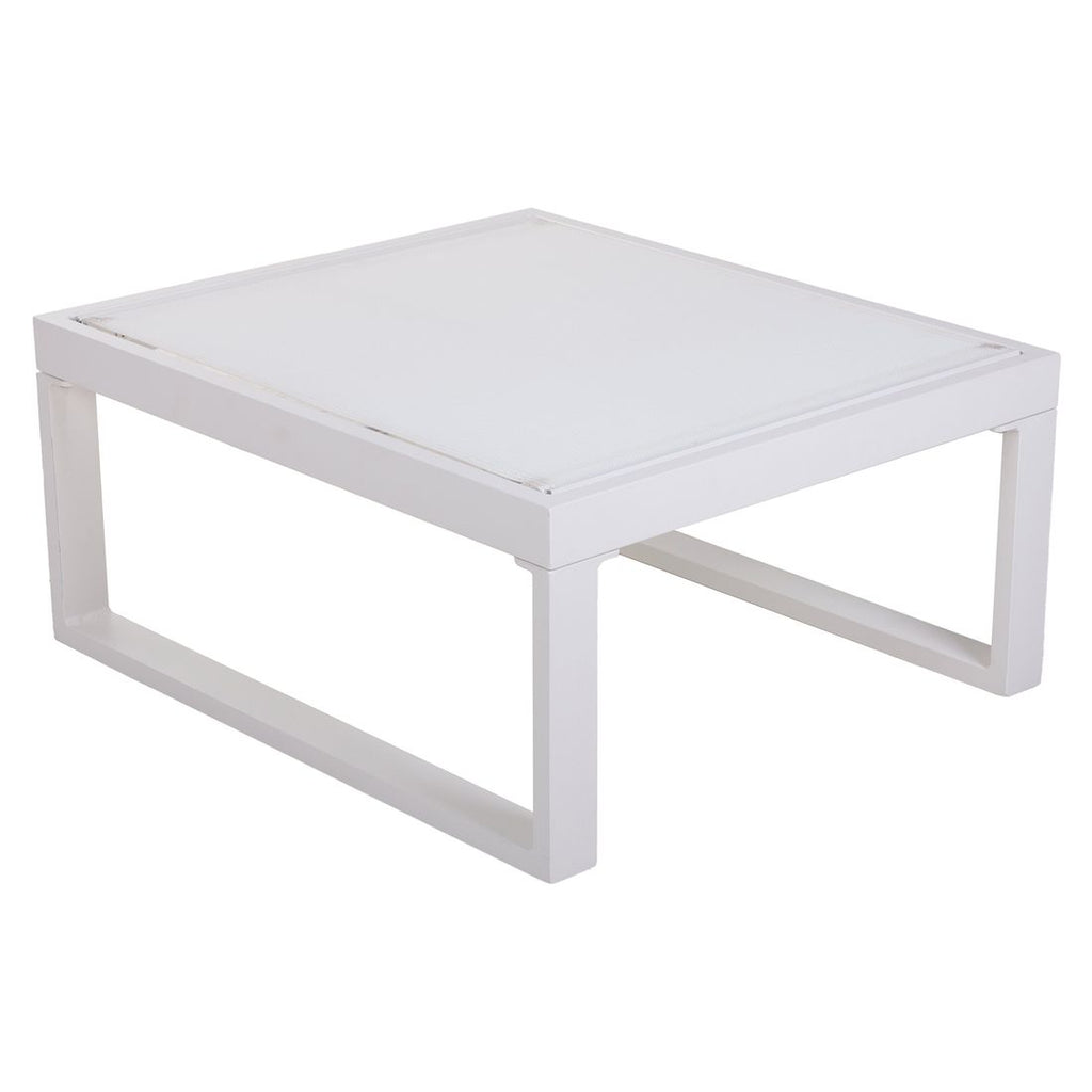 Loungesett Oscar aluminium/polypropylen hvit/grå - OUTLIV.