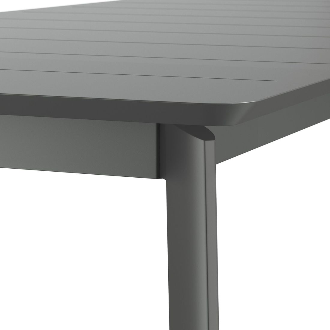 Uttrekkbart hagebord Milano 266/331/396x110cm aluminium - OUTLIV.