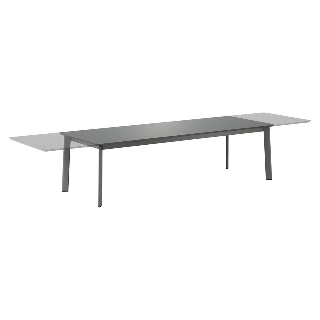 Uttrekkbart hagebord Milano 266/331/396x110cm aluminium - OUTLIV.