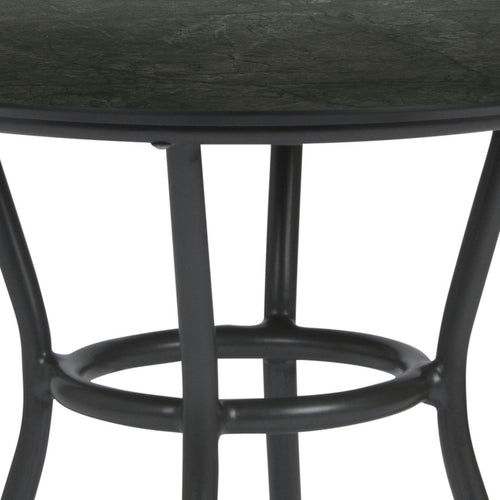 Balkongbord Space Ø68 cm aluminium Silverstar Stern detalj av bordplate
