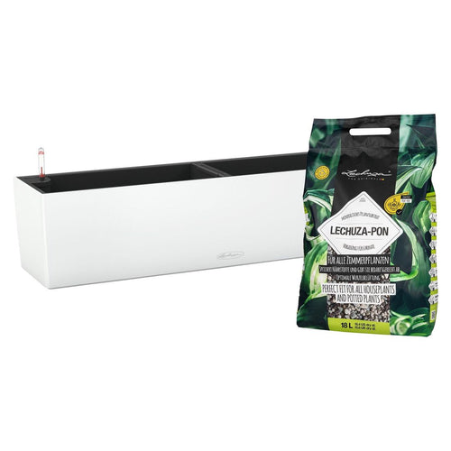 Balkongkasse Balconera Color 80 med substrat hvit bakside