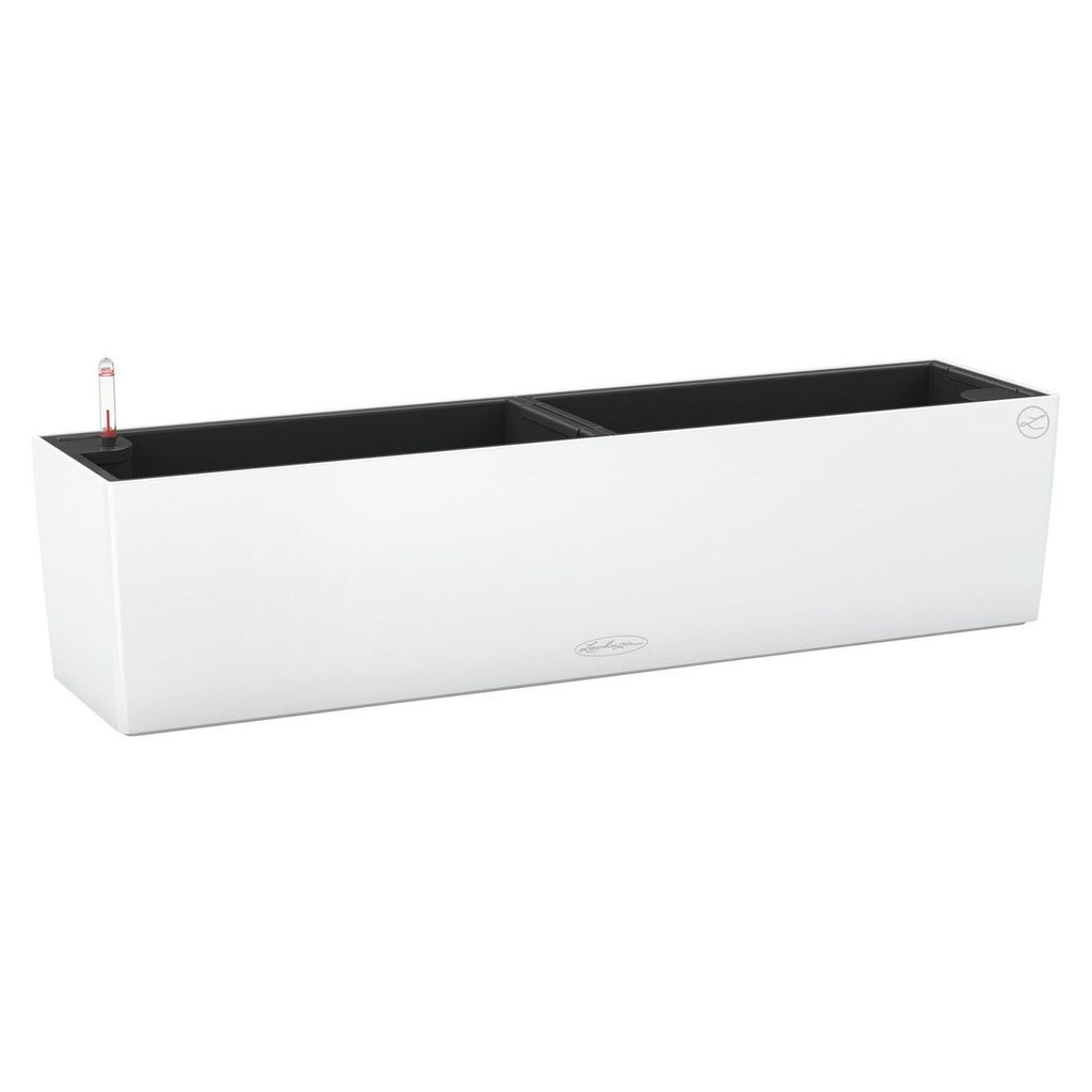 Balkongkasse Balconera Color 80 plast 80x19 cm hvit bakside