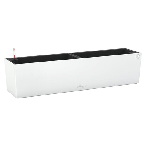 Balkongkasse Balconera Color 80 plast 80x19 cm hvit bakside