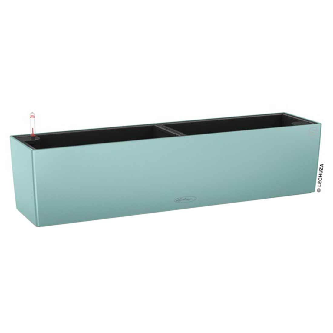 Balkongkasse Balconera Color 80x19 cm pastellgrønn plast bakside