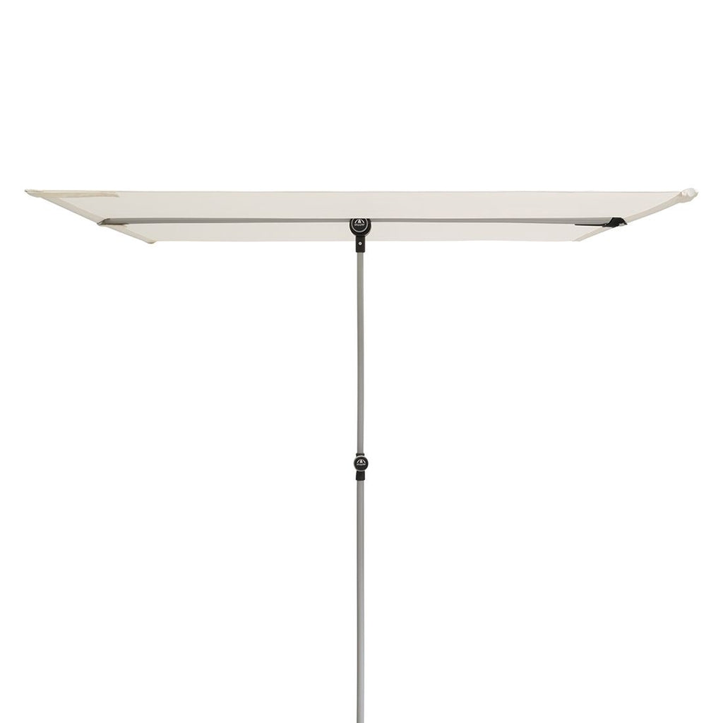 Balkongparasoll Active 180x130 cm natur polyester detalj av stoff