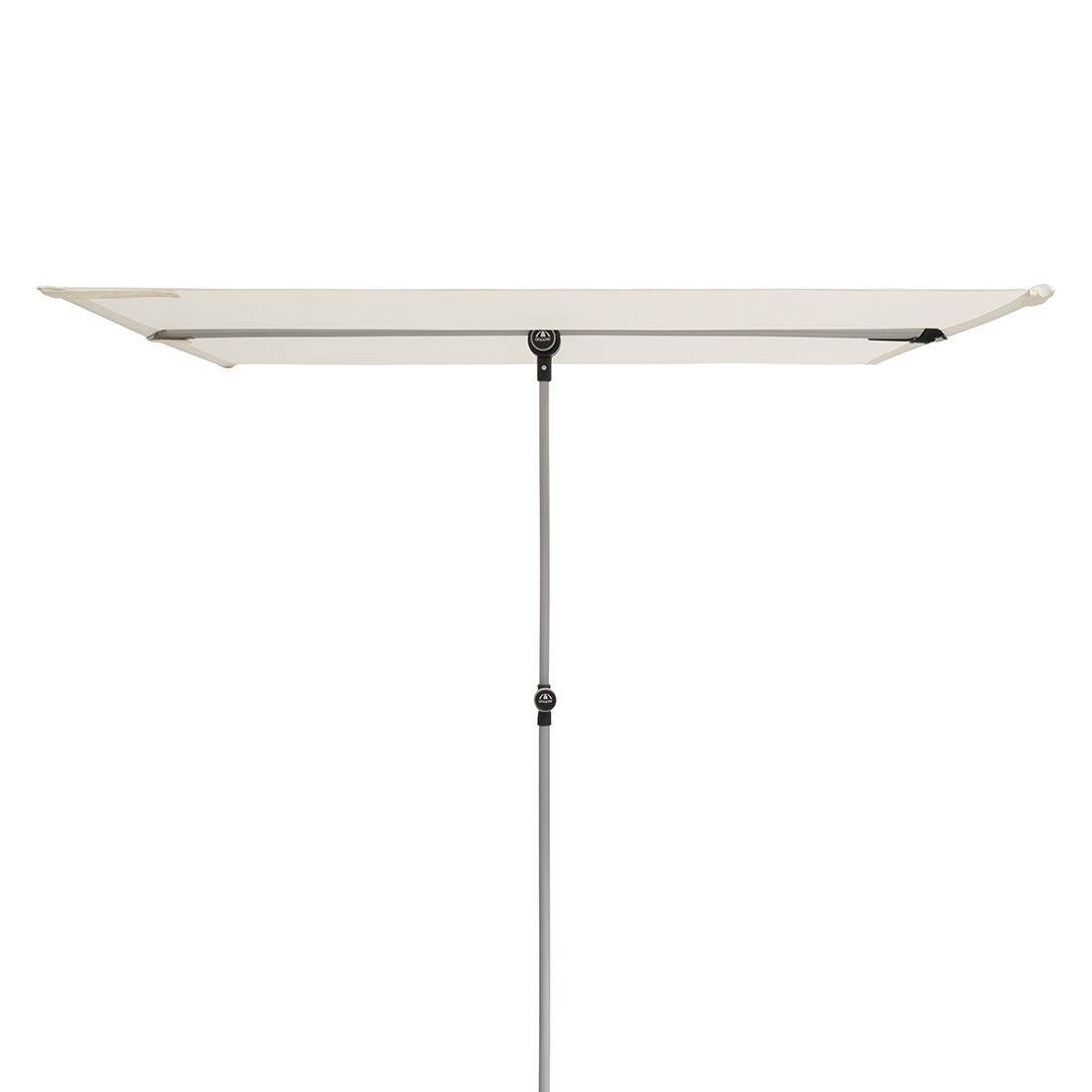 Balkongparasoll Active 180x130 cm natur polyester detalj av stoff