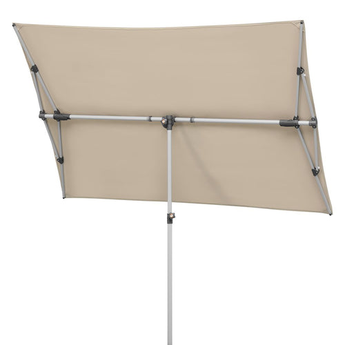 Balkongparasoll Novara 190x140 cm natur polyester forfra